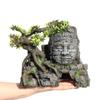 1pc Kreative große Buddha stamm aquarium landschaftsbau Schloss baum haus harz de
