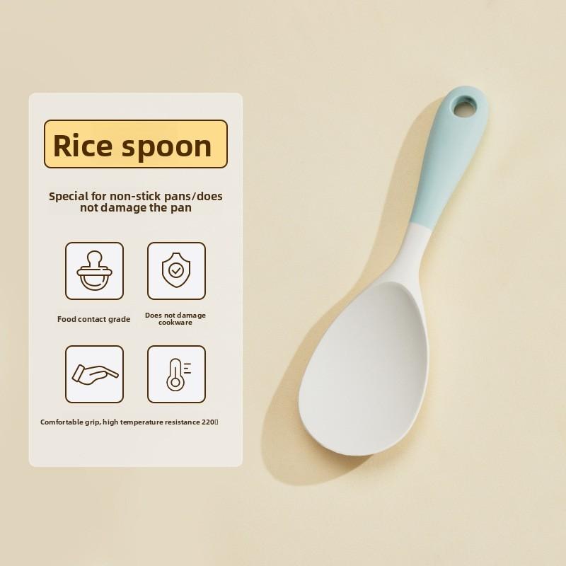 All-in-one silicone spatula, food-grade, high-temperature resistant oil brush, egg beater, home baking tool set