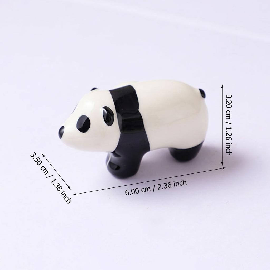 Ceramic Cabinet Knob Single Hole Design Panda Koala Shapes for Furniture Decoration