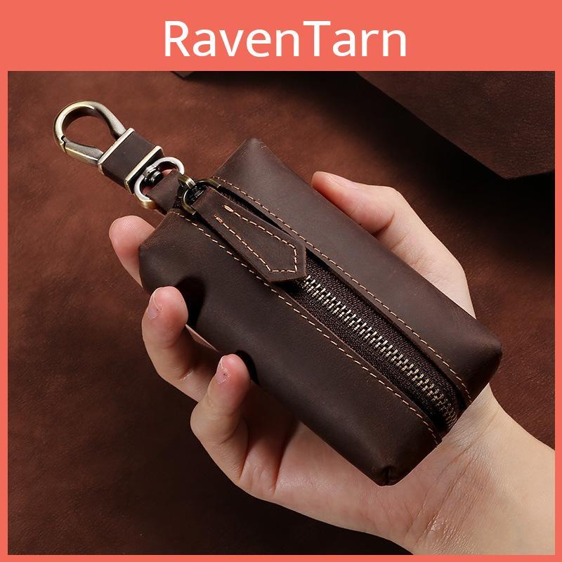 Genuine Leather Key Wallet With Large Capacity For Men And Women Daily Use