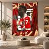 Decorative Tapestry,Bukayo Saka Printed Wall Art, Lightweight Wall Hanging For Bedroom Background