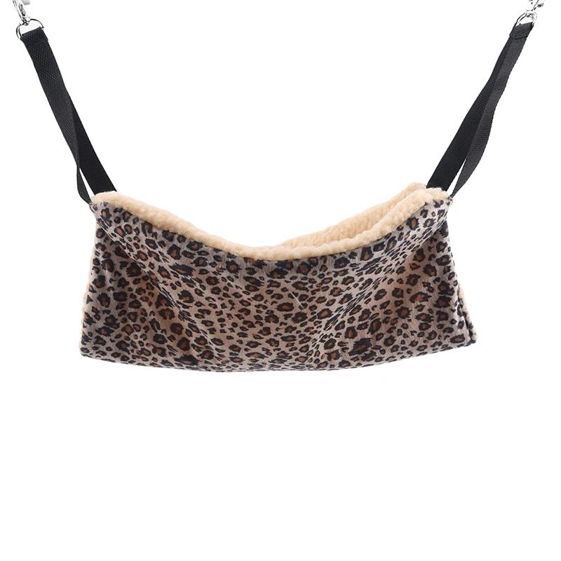 

Модный зимний гамак кровать для домашних животных кошек собак кровати двухсторонние подвесные качели хомяк белка кошка подставка для сна принадлежности цветной печати леопарда