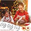 9 piece Christmas Stainless Steel Cookie Mold, Food-grade Baking Utensil Set, Suitable for Party Baking DIY Pastry Desserts