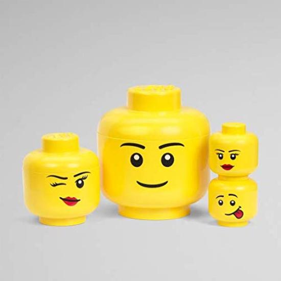 Room Copenhagen Lego Storage Winky Winking Head, Large,