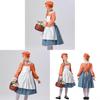 Costume da Contadino Medievale per Bambini con Fantasia a Strisce per Halloween Cosplay Ragazze