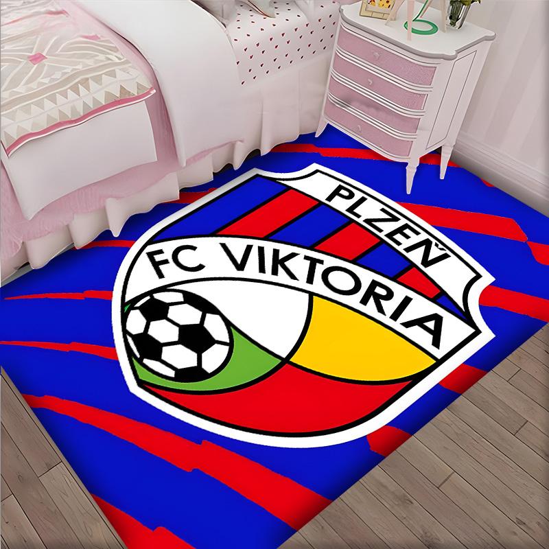 Fc Viktoria Polyester Carpet, Soft Indoor Mat for Office Chair, Living Room, Computer Desk - Decorative Home Office Rug Design