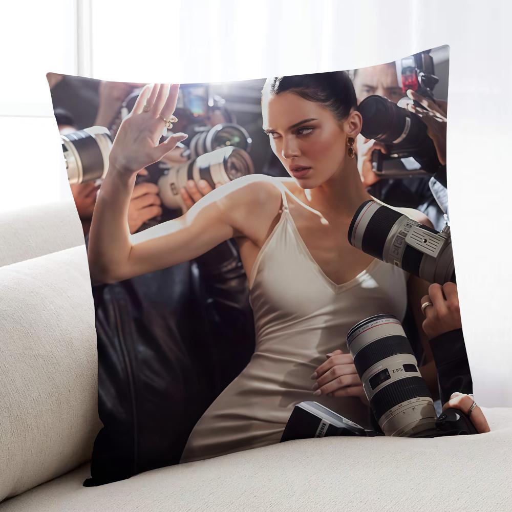 

KKendall Model JJenner cushion cover Home Bedding Sofa living Room pillowcase Simple Soft Skin Cushion Cover Party Gift 30x30cm