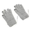 USB Heated Gloves Thicken Detachable Electronic Warming Knitted Gloves for Autumn Winter