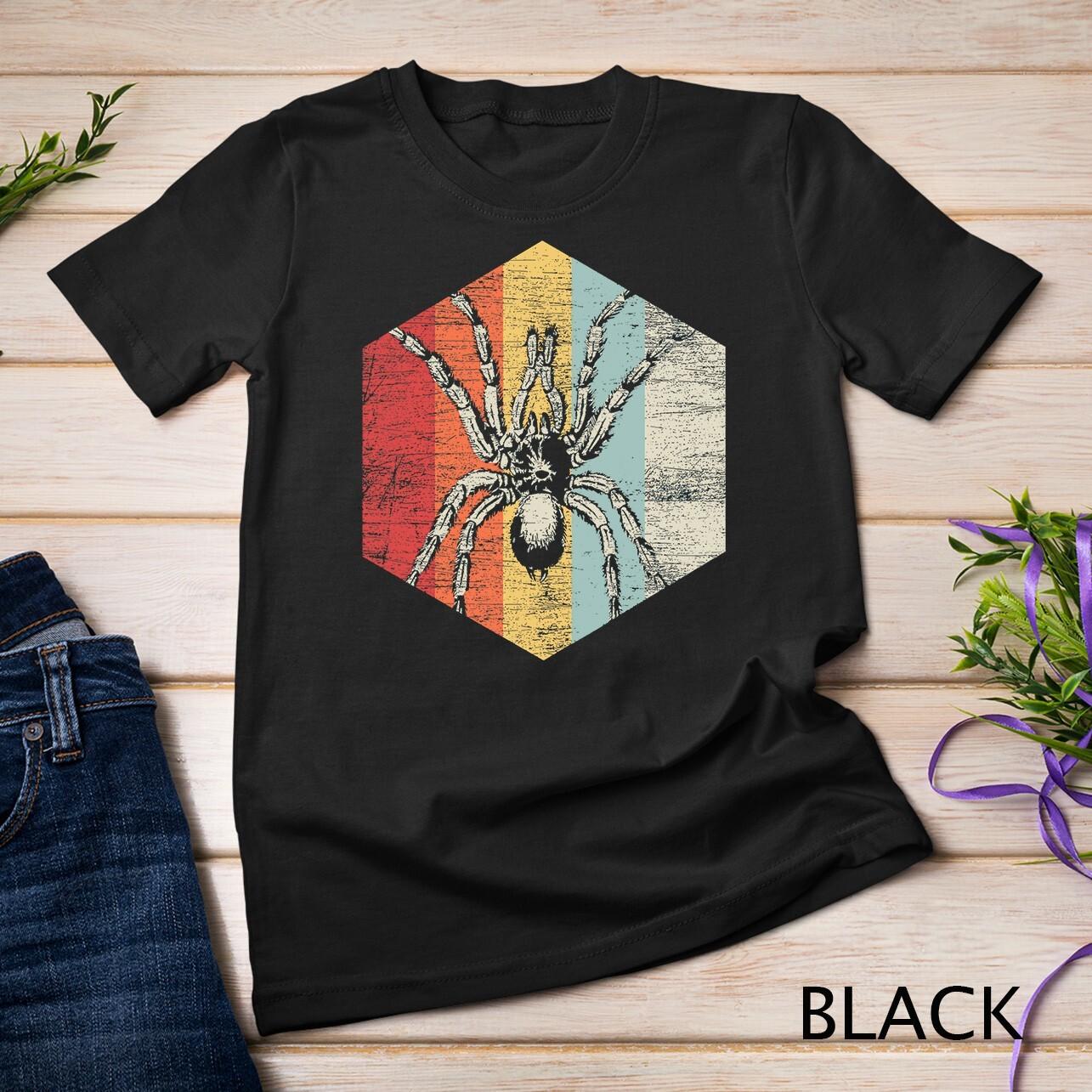 Scary Spider T-Shirt Mens Womens Tees Top Halloween Gift Idea Tarantula Tee Unisex T-Shirt Mens Womens Tees Top S