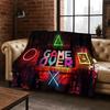 26 Stil Gamer Zone Game Controller Flanelldecke, Warme und Gemütliche Weiche Überwurfdecke für Zuhause Schlafzimmer Bett Sofa Reiseabdeckung Kind