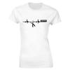 Hairdressing Hearbeat Barber Print Cotton Casual  Tshirt Women Funny T Shirt for Lady Streetwear Regular Top Tee
