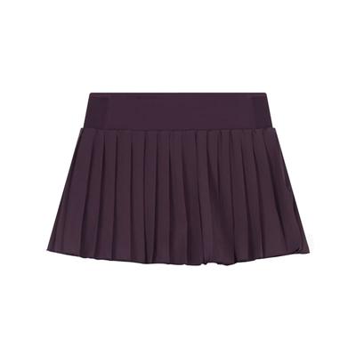 Sports Lifestyle Series Solid Color Mid Waist Soft Comfortable Breathable Versatile Casual Skirt Women Skirts 162535201-2