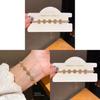 Flower Zircon Snowflake Bracelet With Pullaway Design For Womens Fashion Accessory