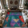 Stylish Area Rug Non Slip Indoor Outdoor Carpet Washable Doormat Home Decor Modern Abstract Pattern Floor Mat Living Room Runner