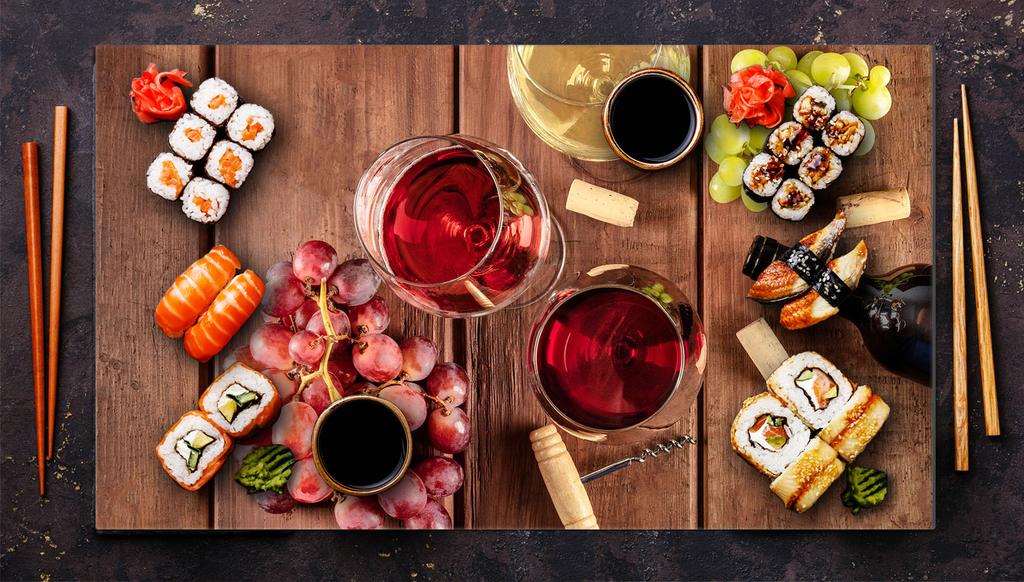 Szklana płyta ochronna na kuchenkę 90x52 Wino