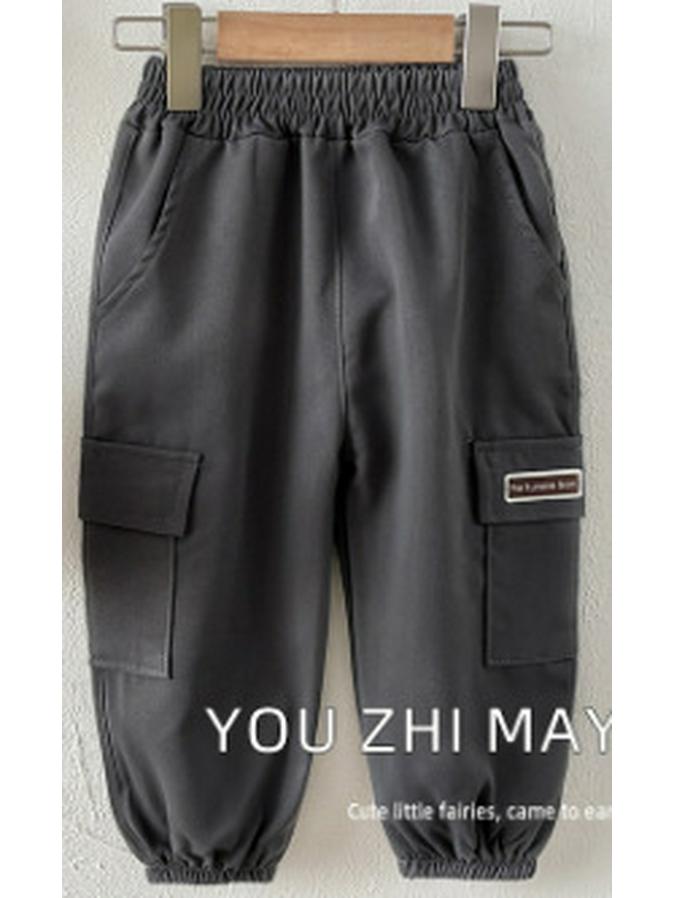Korean Style Kids' Summer-Autumn Casual Workwear Pants