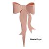 5Pcs Flower Box Bowknot Design Exquisite Outlook 5 Colors Rose Flower Bouquet Paperboard for Wedding