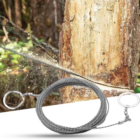 Outdoor Wire Saw Super Long Sharp Anti-rust Corrosion-resistant Portable Cutting Weed Survival Tool