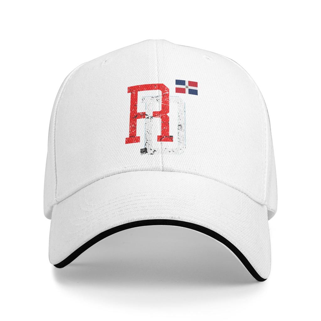 Baseballkappe Dominikanische Republik RD Flagge Stolz Laufen Hippie Trucker-Mütze Für Paare Damen Verstellbar Trendige Baseballkappen
