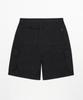 TOFFEE Cotton Cargo Half Pants (Black)
