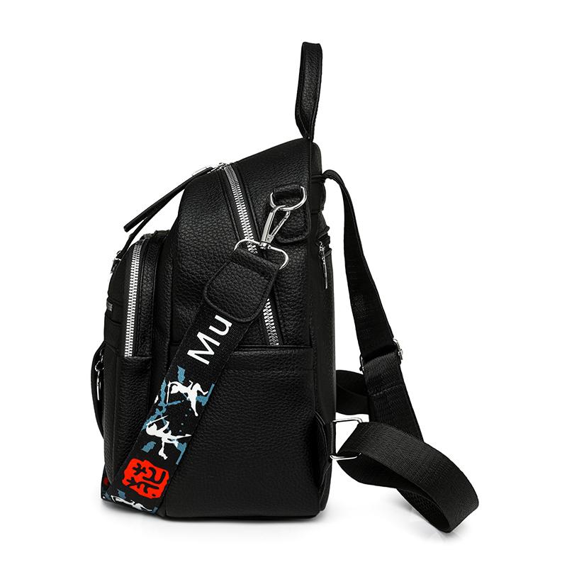 Women's Retro Backpack Multi-Functional Shoulder Bag Student Schoolbag