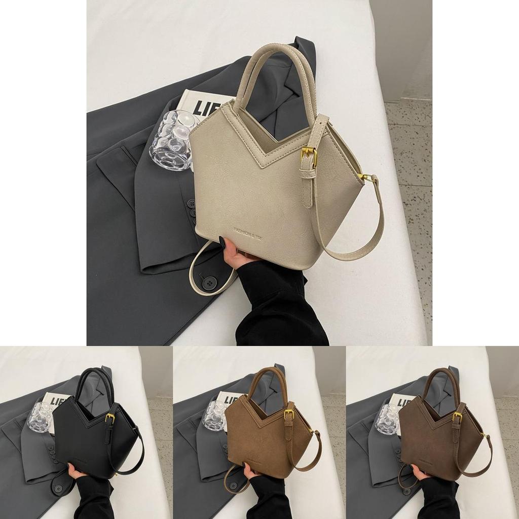 Tote Shoulder Single Bag Commuter Underarm Bag Large Capacity Women Material Pu