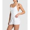 Gymshark Strappy 2 In 1 Dress White B2c6r Wb57