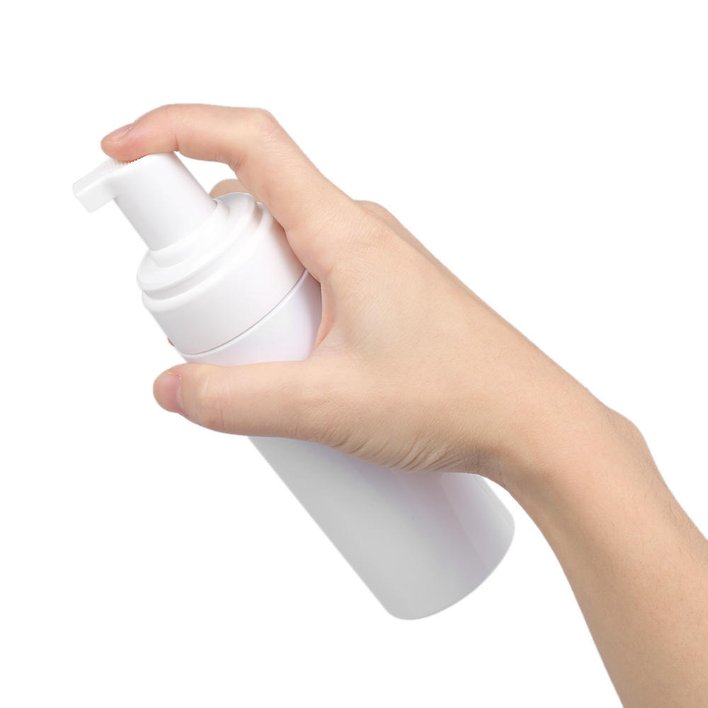 1pc 150ML(5.2oz) Foam Bottle Mousse Soap Foaming Pump Bottle Plastic White Empty Refillable