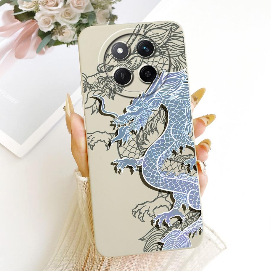 Case For Honor Magic 7 Lite Magic7 Lite 5G Phone Cases Cute Cartoon Painted Matte Silicone Soft Cover For Honor X9c Smart Fundas