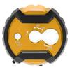 Seat Lock Cover Cap CNC Aluminum Alloy Replacement for Yamaha Nmax 125 150 155 20152019Yellow