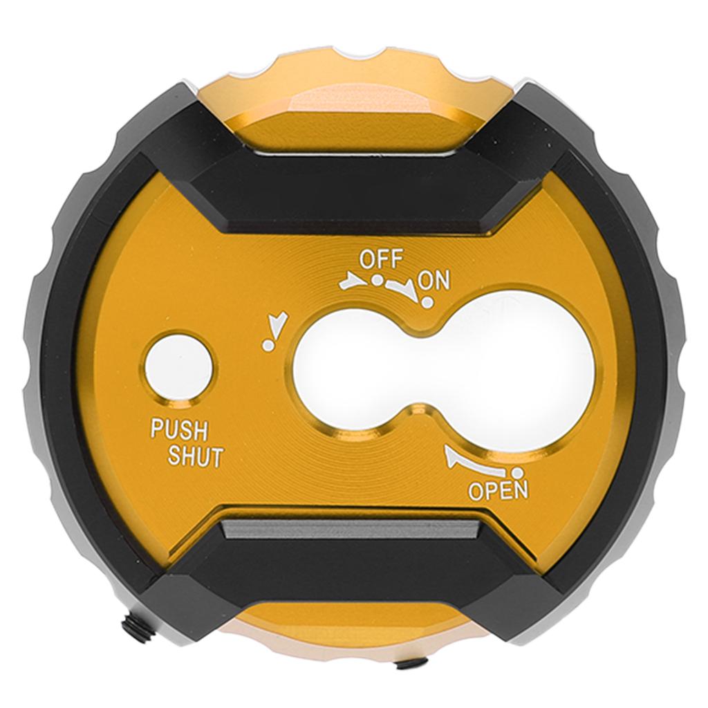 Seat Lock Cover Cap CNC Aluminum Alloy Replacement for Yamaha Nmax 125 150 155 20152019Yellow