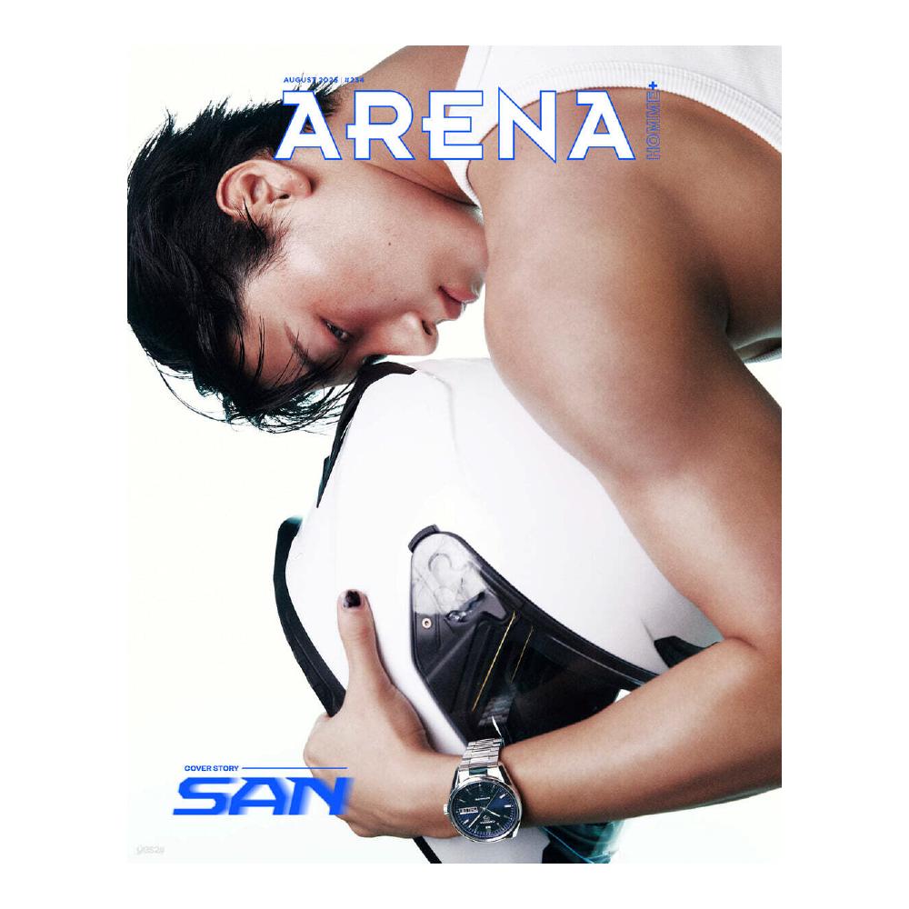 

Журнал ARENA HOMME+ Август 2025 ATEEZ SAN Обложка D ver.