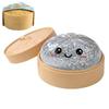 Cartoon Ghost Series Stress Relieving Toy Ghost Bun Soft, Slow, Elastic Squid Toy Clip Steamer Steamed Bun Squeezing Toy Gift