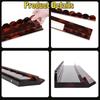 Tortoise Shell Rack & Pusher Set, Tortoise Shell Acrylic Mahjong Rack Set with Fully Detachable Magnetic Pushers, Tortoise Shell Mahjong Racks, 20 Inc