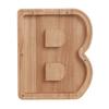 Wooden Piggy Bank with Clear Window, A-Z Letter Coin Cash Container for Kids Adults, Unbreakable Money Saving Box Decoration