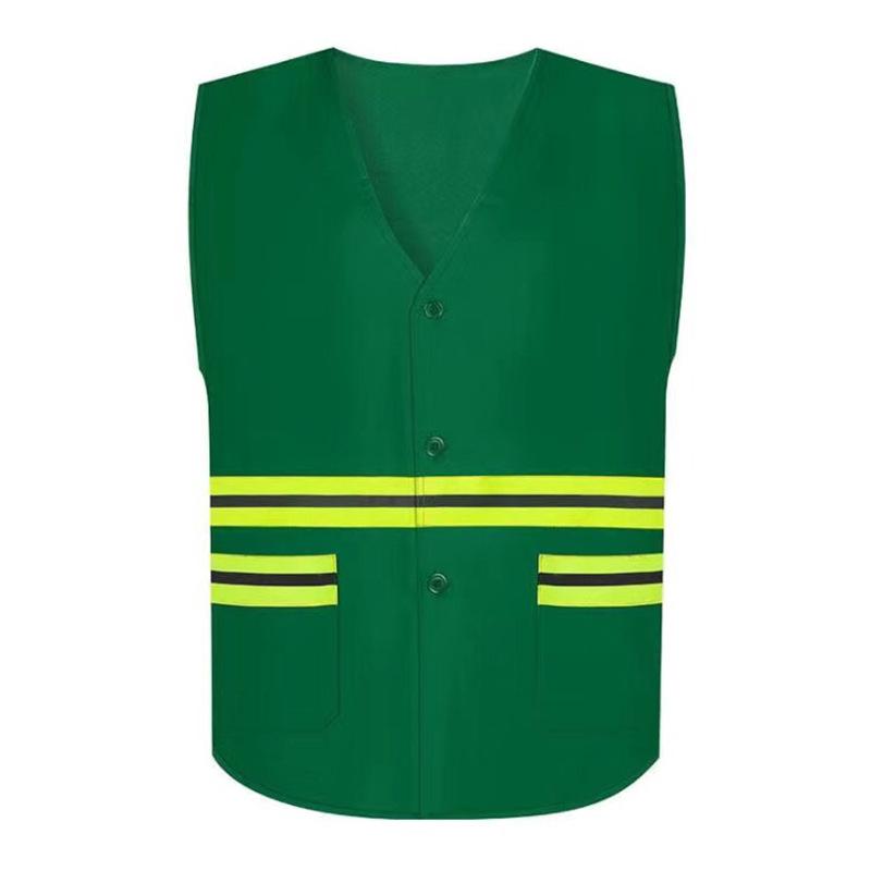 High-Visibility Reflective Safety Vest for Traffic and Construction Workers