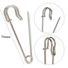 2026New Safety Pins with Safety Spring Lock Metal Safety Buckle Pin Fixed Safety Large Suitable Jewelry Making