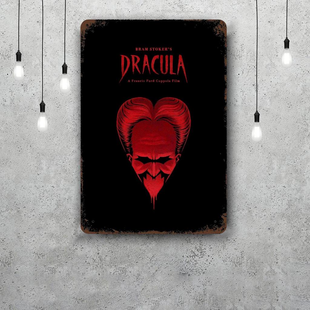 bram stokers dracula Vintage Metal Tin Signs Posters Decor Retro Metal Plaque Wall Art Decor for Garage Bar