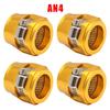 Generic 4 Piece Long Lasting Component Aluminum Hex Hose Finisher Clamp - Easy To