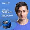 Gatsby Hair Styling Wax Hard & Free 75g Messy Scrunch Style Non-Sticky Re-Stylable Easy Wash Off for Men