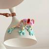 New  Cute Gradient Colored Frog Fridge Magnets Cartoon Cute Mini Action Figures Kitchen Fun Decorations Car Pendant