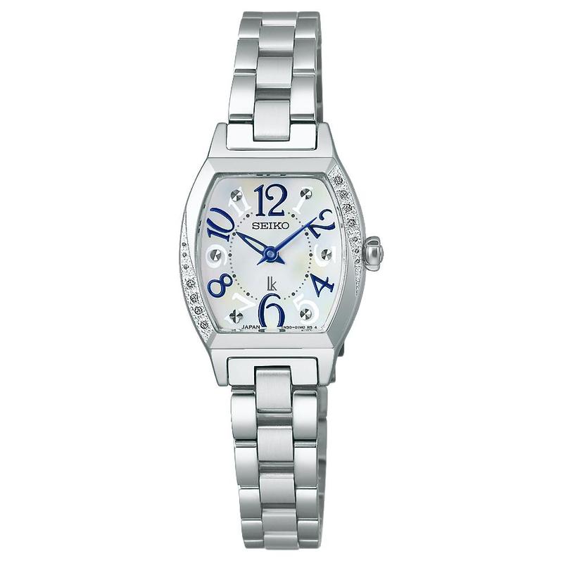 

SEIKO Lukia 100 meters waterproof, antimagnetic, Quartz, Steel Strap, , 21*29.2mm women s watch, white dial SSWA015