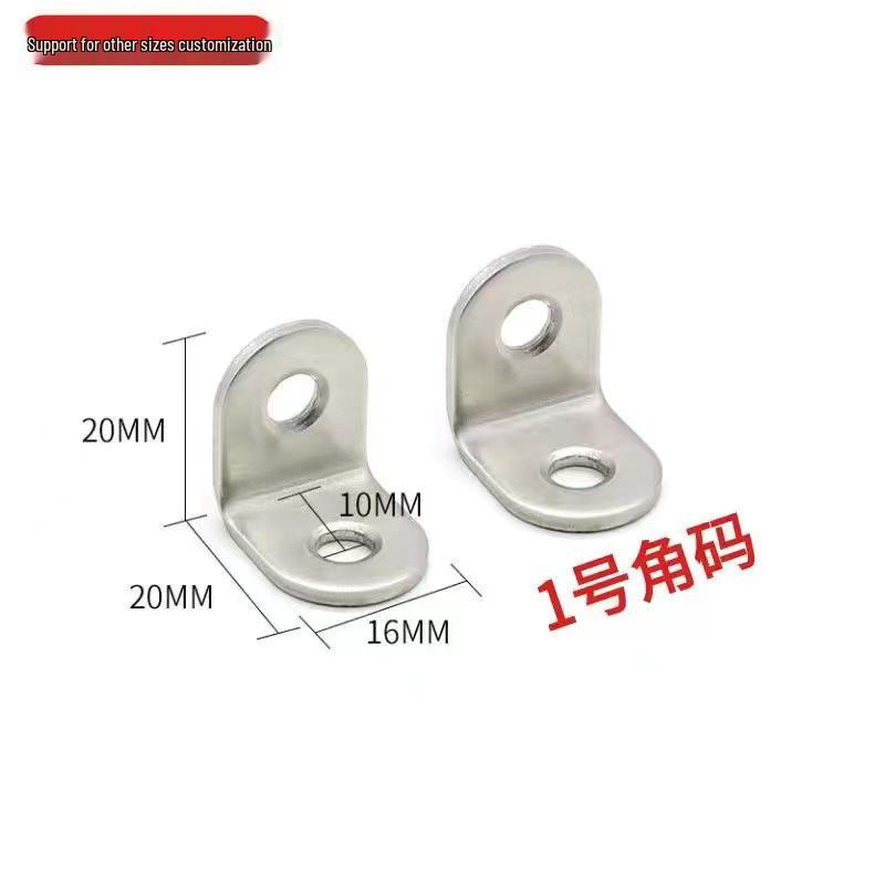 

Утолщенный треугольный L-образный кронштейн из нержавеющей стали 90°