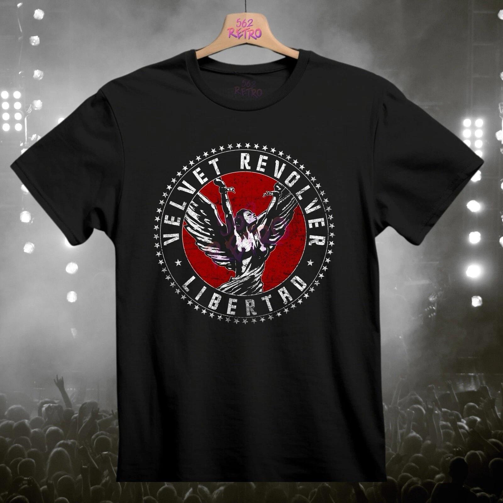 Velvet Revolver Libertad Hard Rock Band Men s and Women s T-shirts Black S-3XL XXXXL