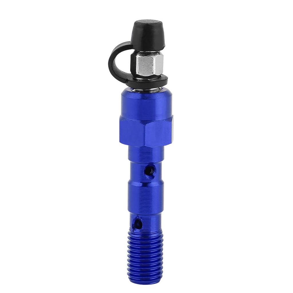 Motorcycle M10*1.25mm Brake Caliper Screw Banjo Bleed Nipple Washers Dust Blue