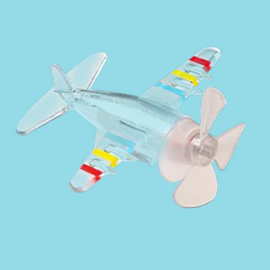 Opptrekkbart Lekefly med LED-lys Enkelt oppsett Vinddrevet Bilpynt Elektrisk Bil Styreanheng Gave til Luftfartsentusiaster