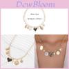 Heart Necklace For Women With Zinc Alloy Pendant In Fashion Star And Cross Design For Casual And Party Wear