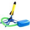 Interactive Foot-Pedal Rocket Launcher Toy with LED Lights for Outdoor Play