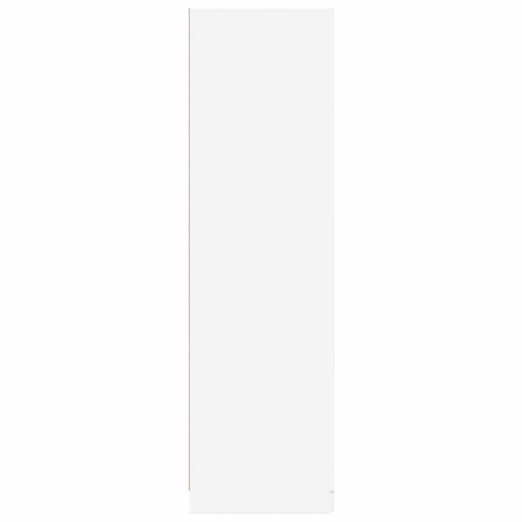 Wardrobe White 80 X 52 X 180 Cm Particleboard