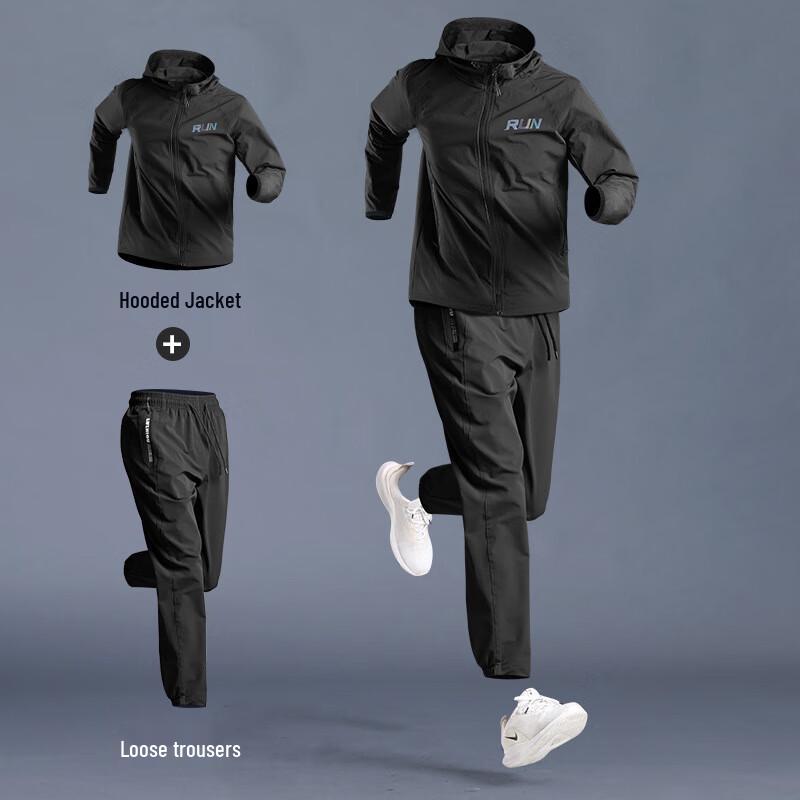 WEZHO Men s Quick-Dry Running & Training Sportswear Set